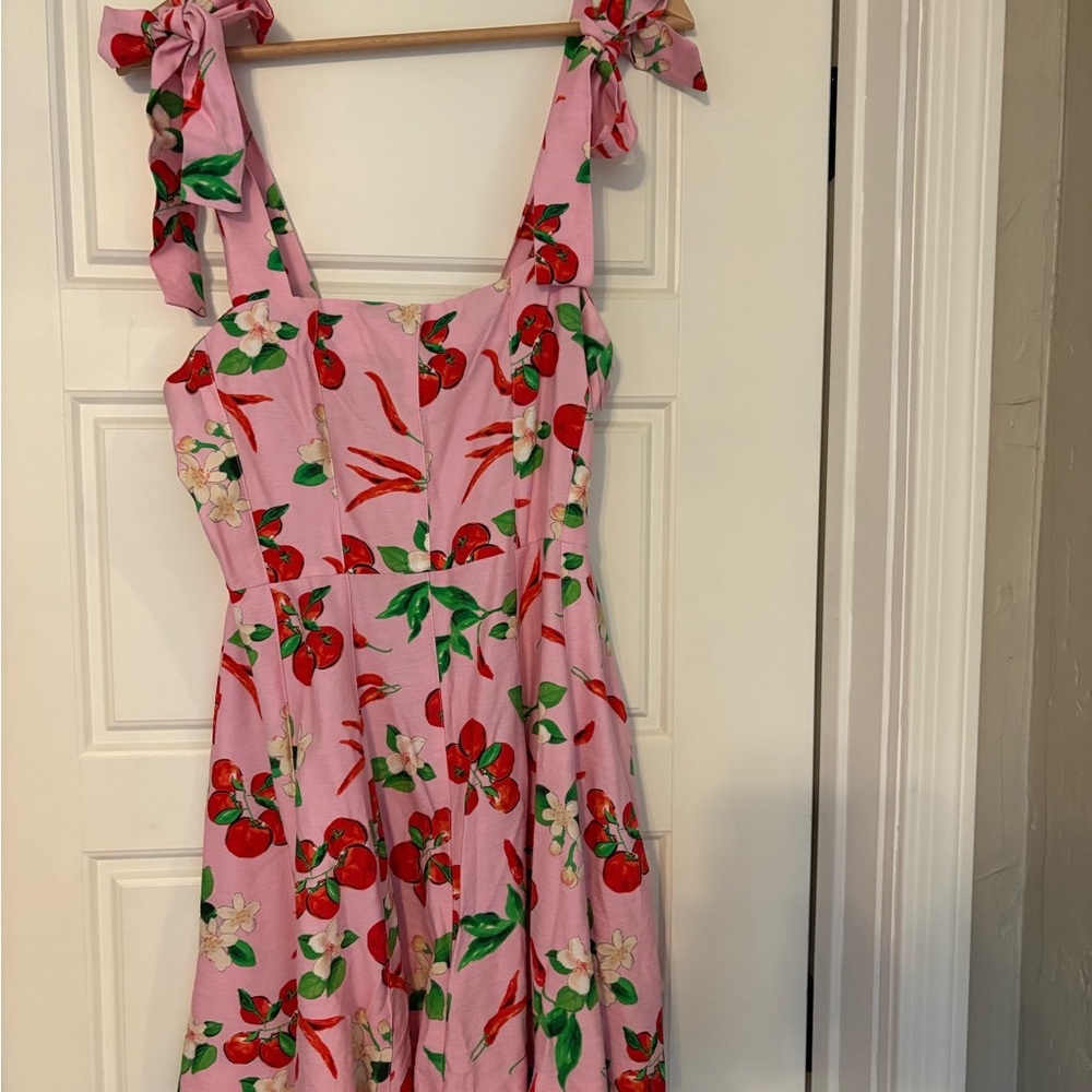 Zara Pink Dress with Cherry Design